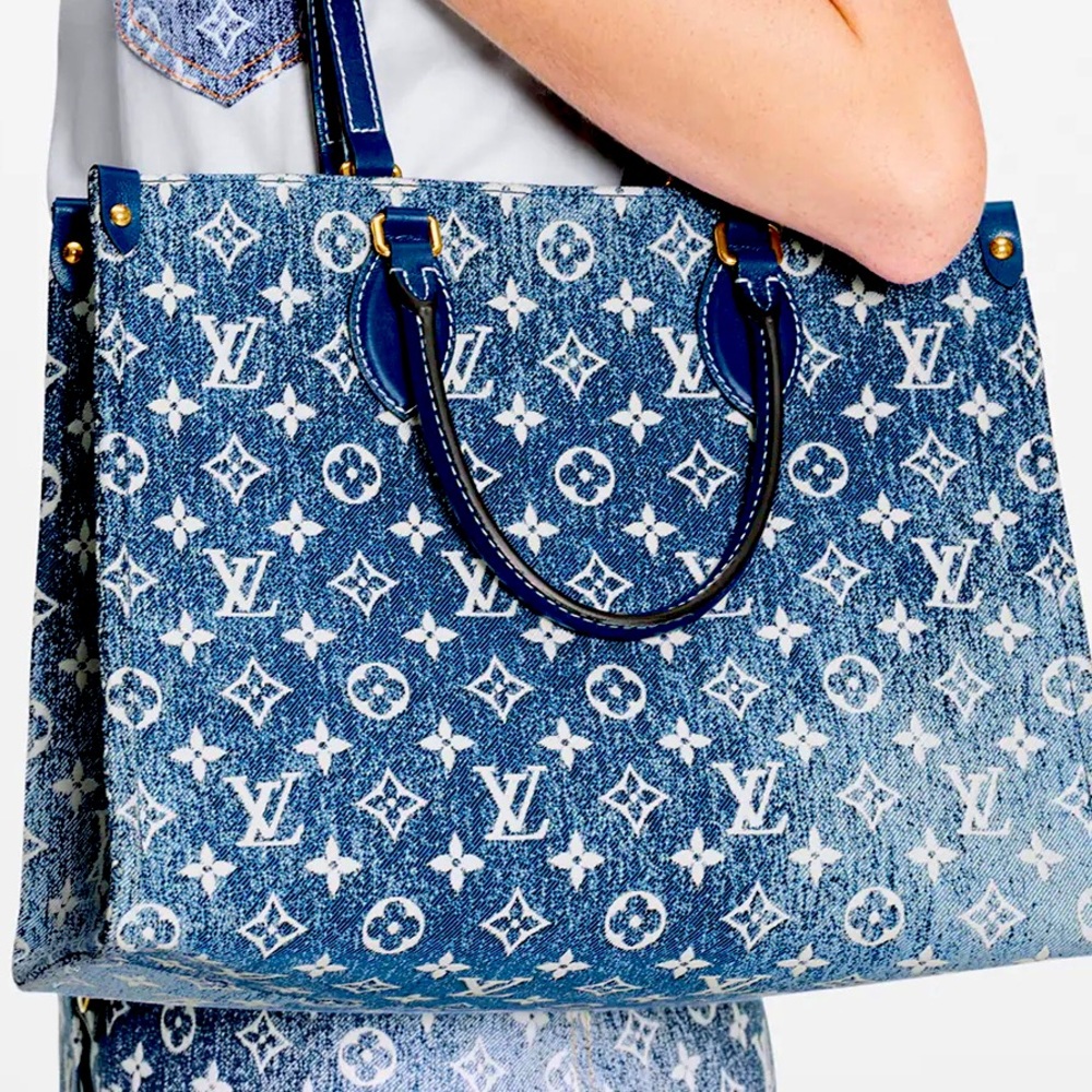 Hard to Find Louis Vuitton On The Go Denim!